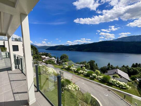 HIER ERWARTET SIE ETWAS GANZ BESONDERES! NEUBAUWOHNUNG MIT EINZIGARTIGEM SEE- UND BERGBLICK IN SENSATIONELLER RUHE- UND…