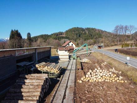 EINZIGARTIGE GELEGENHEIT: VOLL IN BETRIEB STEHENDES SÄGEWERK IN OBERKÄRNTEN ZUM VERKAUF