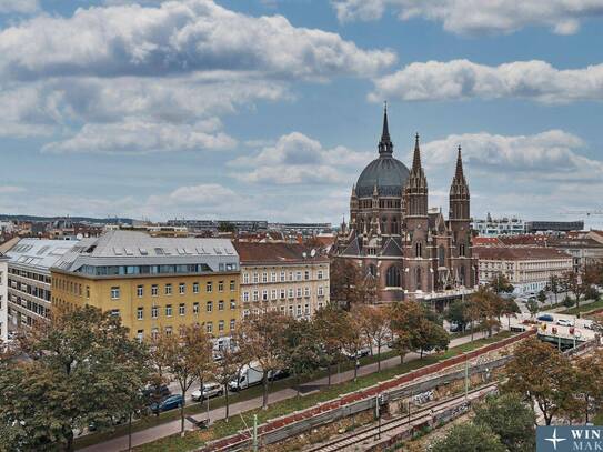 PANORAMABLICK über WIEN! Stilvolle 3,5 Zimmer Wohnung nahe der MARIAHILFER Straße mit MODERNSTER AUSSTATTUNG