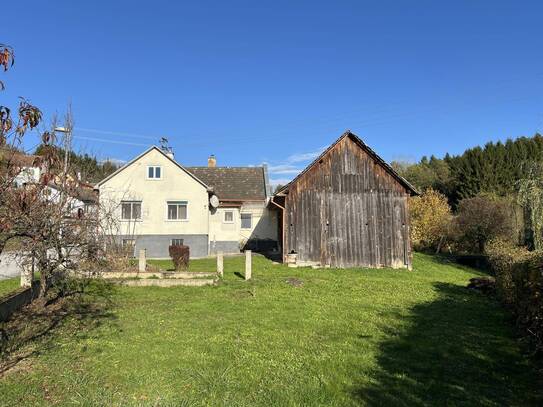 Gemütliches Wohnhaus mit idyllischer Grünfläche