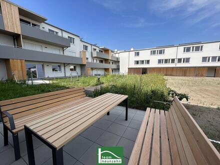 Neubau Erstbezug in absoluter Ruhe Lage Gerasdorfs! 2- Zimmer Dachgeschoss Wohntraum mit Garagen Stellplatz! Nähe Geras…