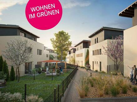 Zeitgemäßes Wohnen mit großzügigen Terrassen und Gartenflächen