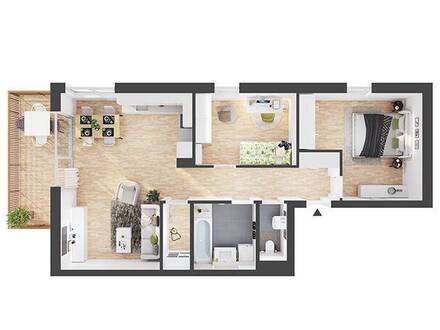 3-Zimmer Wohnung (Top BW05)