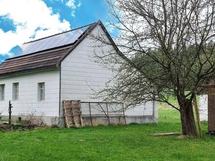 Wunderschönes, autonomes Grundstück in Einzellage mit kleinem Haus