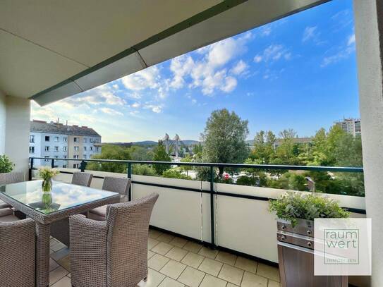 PARKBLICK - 5.Liftstock - 3-Zimmer - ca. 84m² NFL - Loggia - U-Bahn