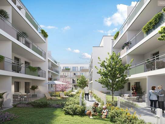 Moderne und neue 2 Zimmerwohnung plus großer Balkon