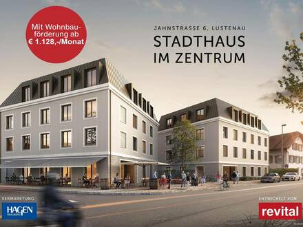 Neubau im Zentrum - Top B.062-Zimmerwohnung im 1. OGWOHNBAUFÖRDERUNG