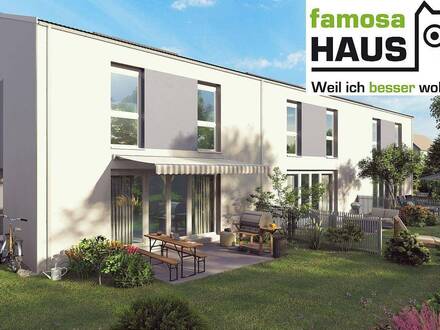 Provisionsfreies Reihenhaus (Energiesparhaus) mit 4,5 Zimmern und kleinem Süd-Garten samt 2 Parkplätzen
