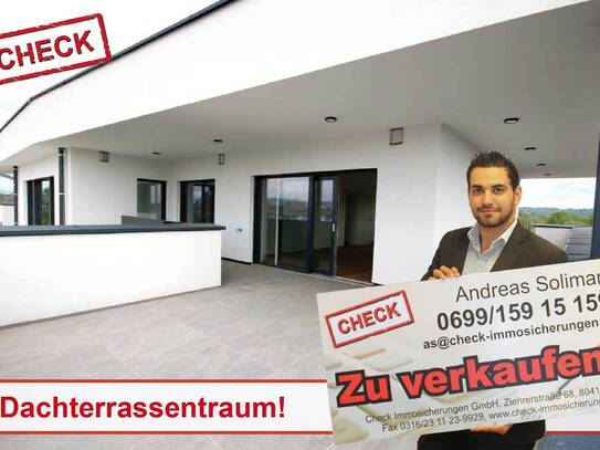 Ziegelmassivbau! Penthousewohnung mit 105 m² Terrasse in Feldkirchen! Top 9