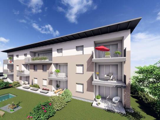 MATTIGHOFEN / Neue 4-Zimmer-Gartenwohnung Top 2/3 im Bauvorhaben KLEINSTADT-QUARTIER