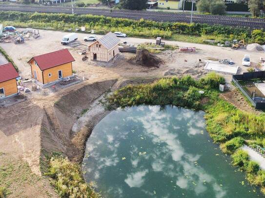 Letzter Bauabschnitt / noch 4 Häuser: NEUBAU GARTENHÄUSER mit Badeteichzugang +++ Spielberg, nahe Red Bull Ring +++