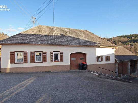 7534 Olbendorf - Sanierungsbedürftiges Landhaus mit Garage und großem Schuppen in zentraler Lage