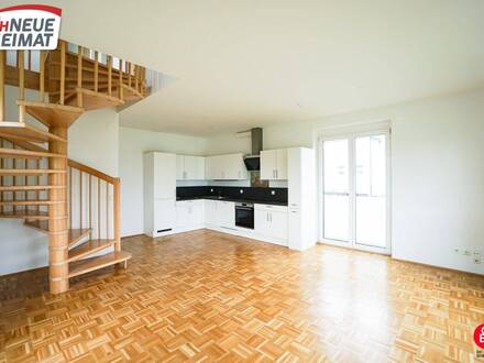 MAISONETTEWOHNUNG MIT 4 ZIMMER, ZWEI BALKONE UND TIEFGARAGENPLATZ IN ENNS! EINE NEUWERTIGE KÜCHE WIRD IHNEN ABLÖSEFREI…