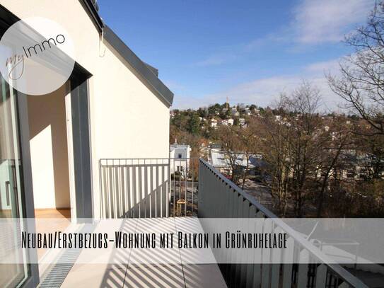 Neubau/Erstbezugs-Wohnung mit Balkon in Grünruhelage