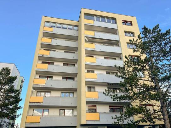 [06484] Große Wohnung mit Parkplatz, Loggia und Schneebergblick