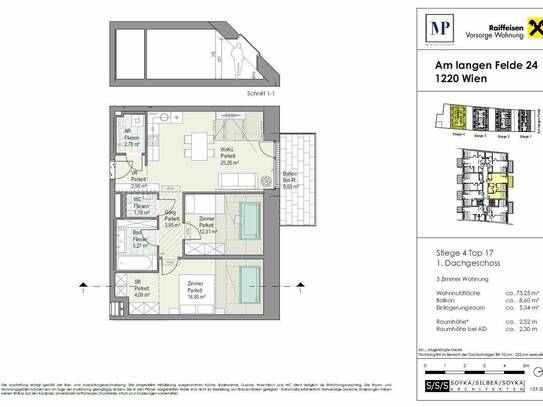 Eigentumswohnung | Stadt. Land. Fluss. | 3 - Zimmer Wohntraum - Top 4/17