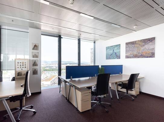 All-inclusive-Zugang zu Coworking-Bereichen in Regus Twin Towers