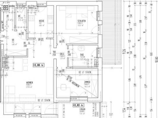 3-Zimmer-Wohnung in 4971 Aurolzmünster, Antiesenweg 12 Top 9