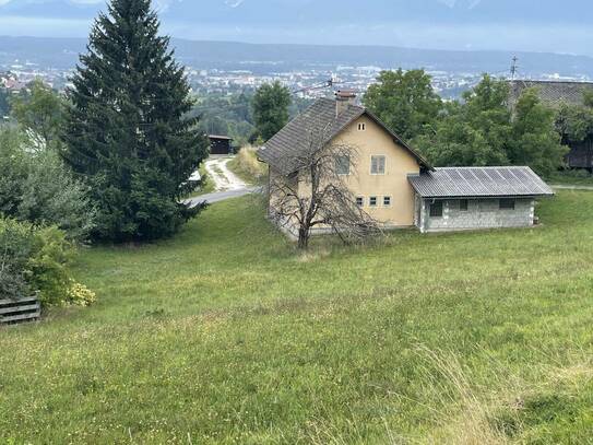 Traumhafte Aussichtslage über Villach, Grundstück mit sanierungsbedürftigen Haus! Villach-West