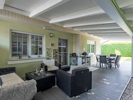 Bungalow mit ausgebautem Wohnkeller und Wellnessbereich