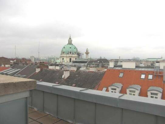 Über den Dächern von Wien!5 Zimmer Duplex- Dachterrassenwohnung beim Schwarzenbergplatz