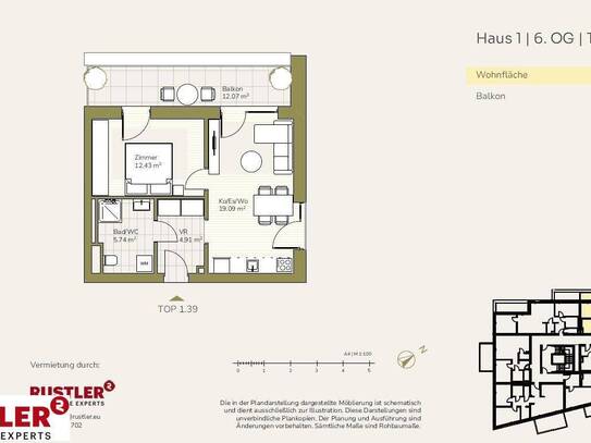 Entspannung pur auf den schönen Außenflächen des Projekts SchlossparkModerne 2-Zimmerwohnung