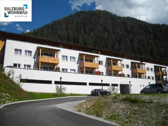 Weltcupblick! Großzügige, geförderte 2-Zimmerwohnung mit Dachterrasse und Tiefgaragenplatz in Flachau! Mit hoher Wohnbe…