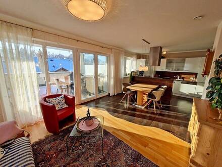 NEUHOFEN : MÄRCHENHAFTE EIGENTUMSWOHNUNG MIT EIGENGARTEN UND GROSSER 28m² SÜD-WEST-TERRASSE !