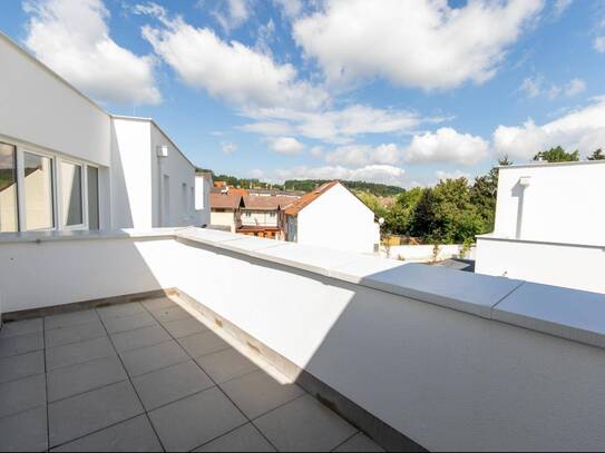 Ruhige moderne Dachterrassenwohnung