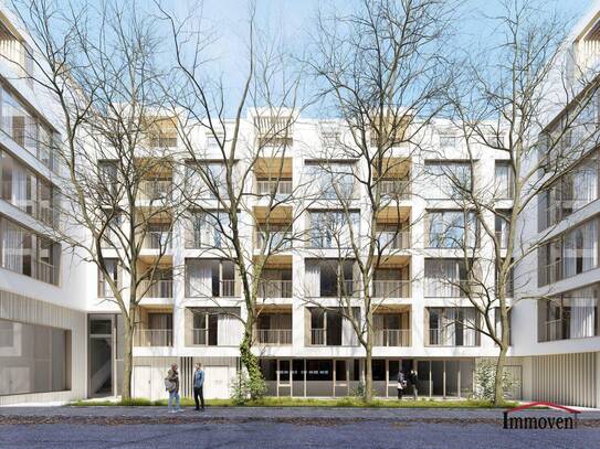 TOPLAGE und ERSTBEZUG: Hofseitige, moderne 3-Zimmerwohnung mit Balkon! Besichtigung ab Februar 2025 möglich!