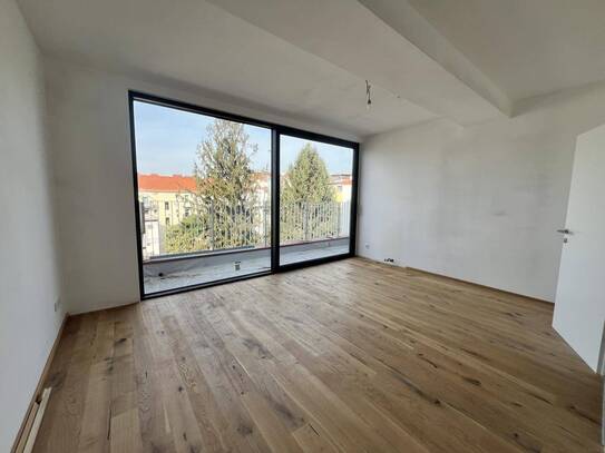 Erstbezug: Moderne Dachgeschosswohnung mit Balkon und Lift in begehrter Lage nahe dem Lendplatz K6/11