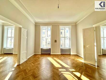 360° TOUR // GENERALSANIERTE STILETAGE mit TERRASSEN - ERSTBEZUG // REFURBISHED CLASSIC STYLE APARTMENT - FIRST LETTING