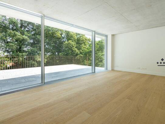 CHIPPERFIELD APARTMENTS: Apartment mit Terrasse und Grünblick