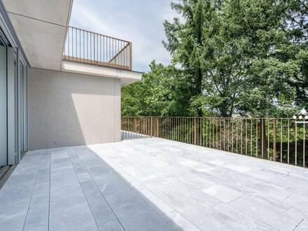 CHIPPERFIELD APARTMENTS: Smartapartment mit weitläufiger Terrasse und Blick ins Grüne