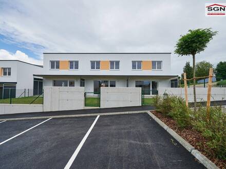Freiwerdendes gefördertes 4-Zimmer Doppelhaus mit 2 PKW-Abstellplätzen und Kaufoption.