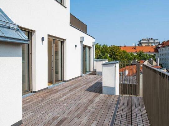 Dachgeschoß-Erstbezug mit 40 m² Terrasse - Finanzierung ab 2,95% !