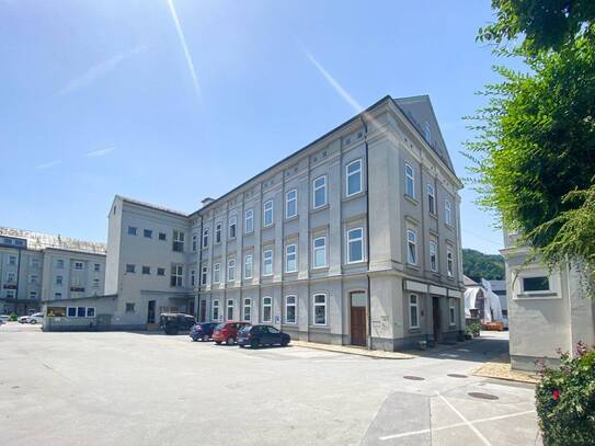 VERKAUFS- / GEWERBEFLÄCHEN IN HISTORISCHEM FABRIKSGEBÄUDE