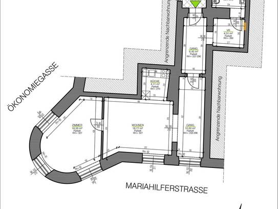 2Zimmer-Wohnung direkt am Mariahilferplatz - Provisionsfrei!