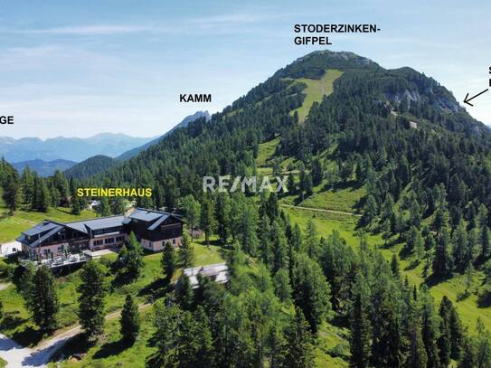 Berghotel beim SCHÖNSTEN PLATZ ÖSTERREICHS! + BAUGRUND FÜR FERIENWOHNSITZ!