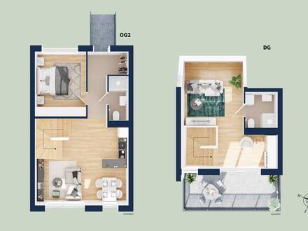 924 - Weitblick ins Tal: die Dachmaisonette