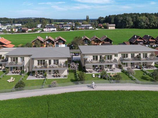 Moderne Gartenwohnung in idyllischer Lage - Erstbezug in Perwang am Grabensee, Oberösterreich - nur 335.500 €!