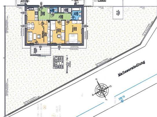 Wohnung mit großem Garten