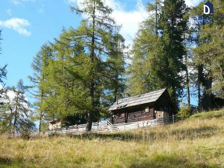 Hochrindl - Landwirtschaftliche Almhütte mit 2,6 ha großem Almgrundstück in Pistennähe