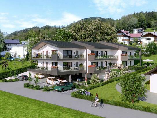 Baustart erfolgt ! Premium Wohnvergnügen - Am Sonnenhang Mondsee - W3 - 4 Zi Gartenwohnung