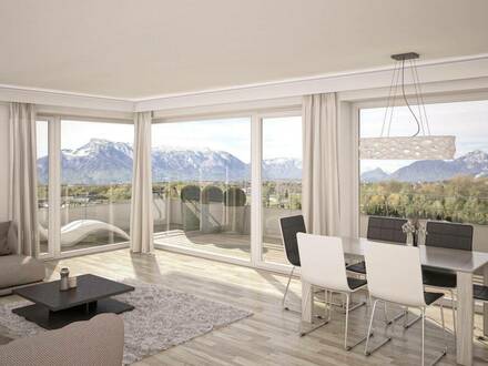 Panoramalage Bergheim - Ansprechende 4 Zimmer Erstbezugs-Dachgeschoss-Wohnung mit großer Terrasse!