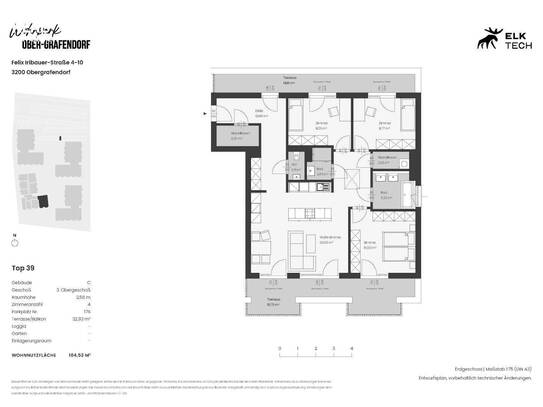 FAMILIENHIT: 4 Zimmer-Wohnung mit 2 Terrassen