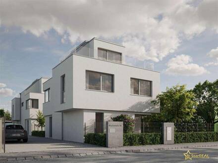 NEUBAU! 4 MIN BIS U1! EINZELHAUS IN SÜDLAGE! 185m² GARTEN. 184m² NFL. 5-ZIMMER. KELLER. ZIEGELMASSIV. PROVISIONSFREI fü…