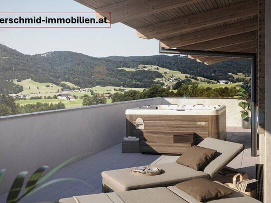 RESERVIERT!!! Smart Living - 2 Zi. Dachgeschosswohnung Mondsee - Tiefgraben "Trio" - XXL-Dachterrasse mit 27 m², Tiefga…