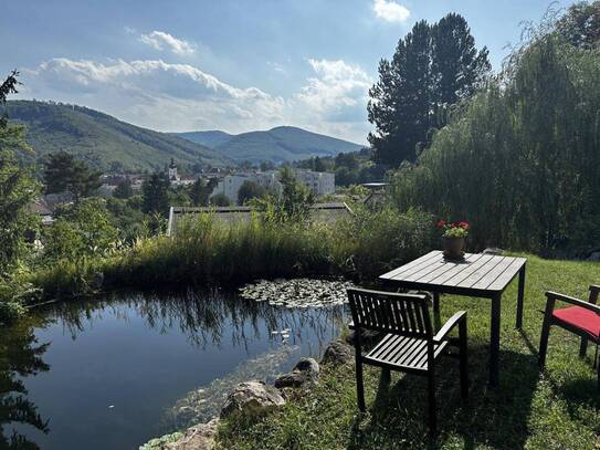 Architektenhaus mit Schwimmteich in bester Purkersdorfer Lage!