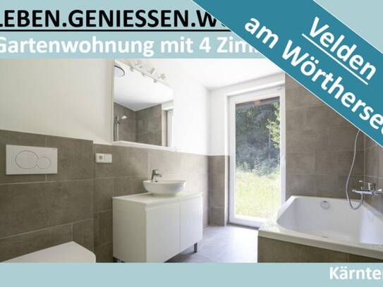 VELDEN AM WÖRTHERSEE - GARTENWOHNUNG, 4 ZIMMER